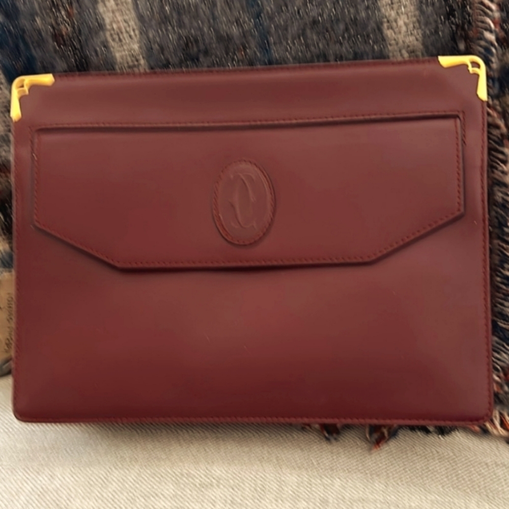 Cartier Clutch 1980s Vintage EUC GORGEOUS